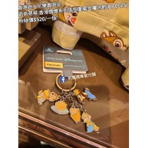 香港迪士尼樂園限定 奇奇蒂蒂 香港情懷系列造型圖案金屬吊飾 (BP0025)